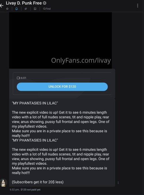 Livay D. Punk Nude Leaked Onlyfans Photo Livay D. Punk Nude Leaked Onlyfans Photo